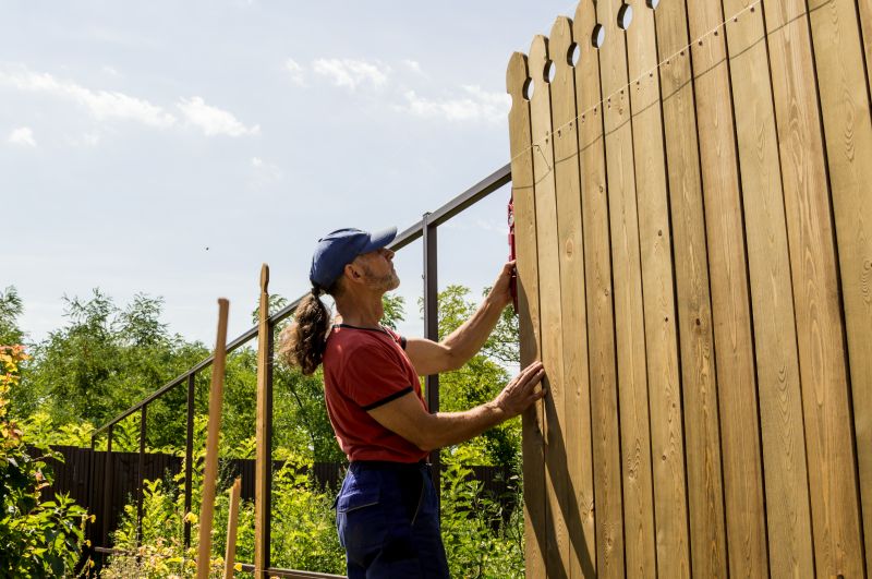 Broken Fence Repair detail